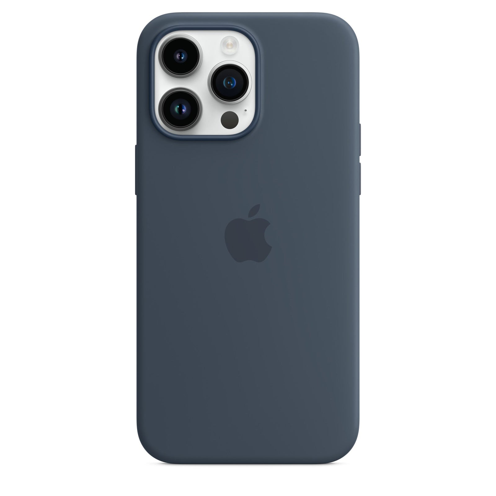 Husa Apple cu MagSafe pentru iPhone 14 Pro, Silicon Storm Blue