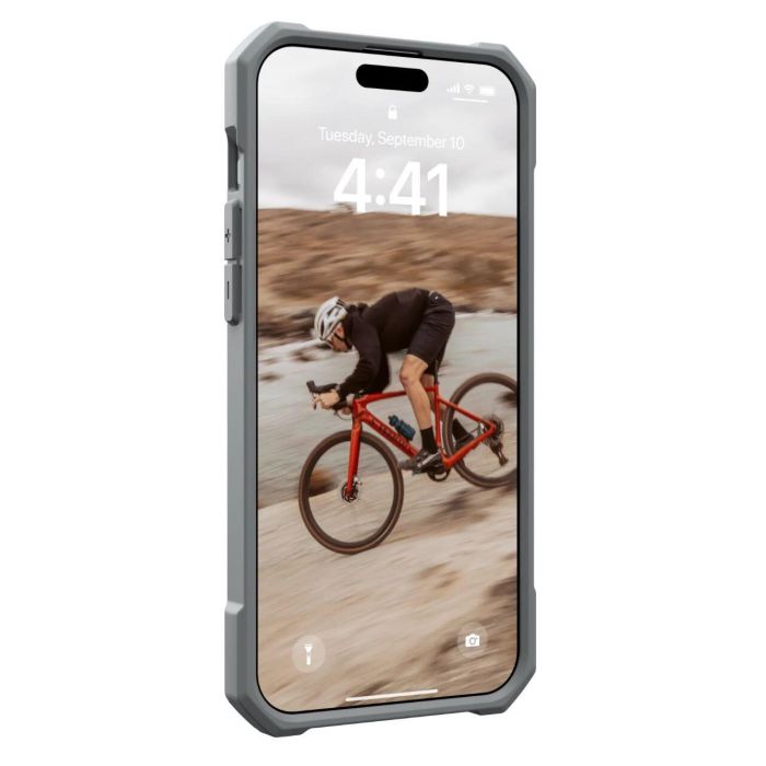 UAG Husa Essential Armor Magsafe iPhone 15 Pro Silver