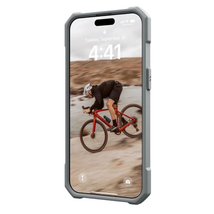 UAG Husa Essential Armor Magsafe iPhone 15 Pro Silver