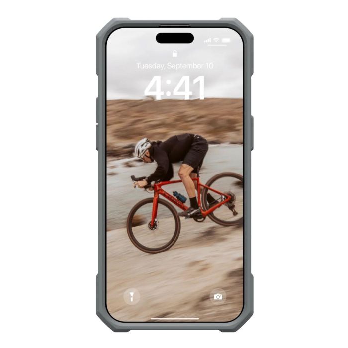 UAG Husa Essential Armor Magsafe iPhone 15 Pro Silver