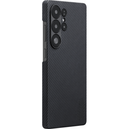 Husa Samsung S25 Ultra Kevlar MagEZ 5, Black 600D-Aramidă, MagSafe