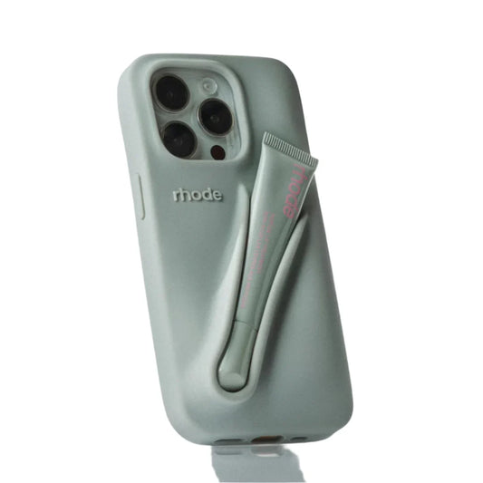 Husa iPhone 16 Pro Rhode Grey+ Luciu inclus