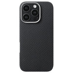 Husă iPhone 16 MagEZ 5 – Aramidă 600D, MagSafe, Ultra-Subțire, Negru
