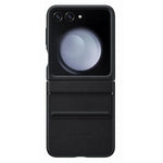 Husa Samsung Eco-Leather Case pentru Galaxy Z Flip 5 Black