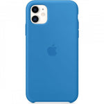 Husa de protectie Apple pentru iPhone 11, Silicon - Culoare Surf Blue - mag-genius-accesorii