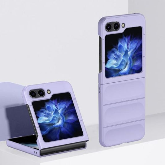 Husa Stripe - Samsung Z Flip6 - Matte, ShockProof, Purple