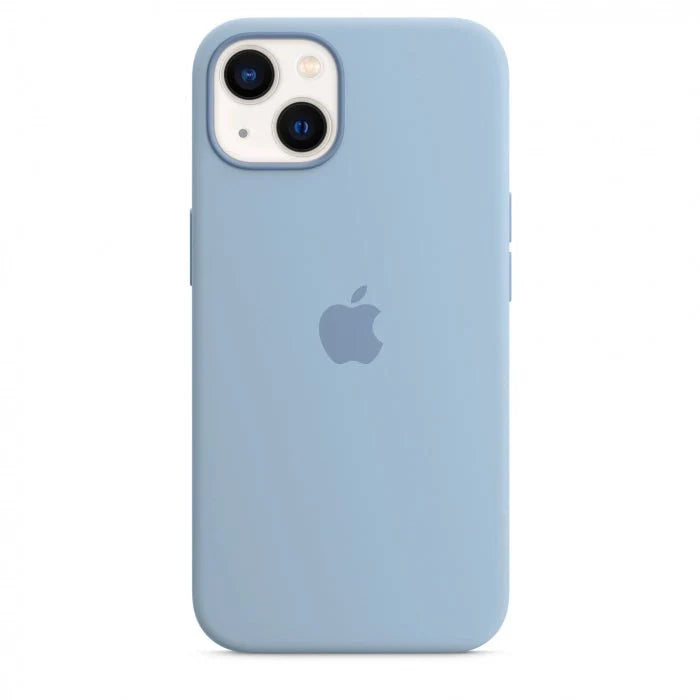 Husa iPhone 13 Pro, Apple cu MagSafe, Silicon  Blue Fog