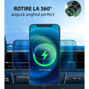 Suport telefon auto Hoco CA90, incarcare MagSafe,15 W Fast Charge grila ventilatie, negru - mag-genius-accesorii