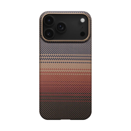 Husa  iPhone 17 Pro Max MagEZ 7 din Aramidă 600D, Sunset cu MagSafe, Ultra Slim