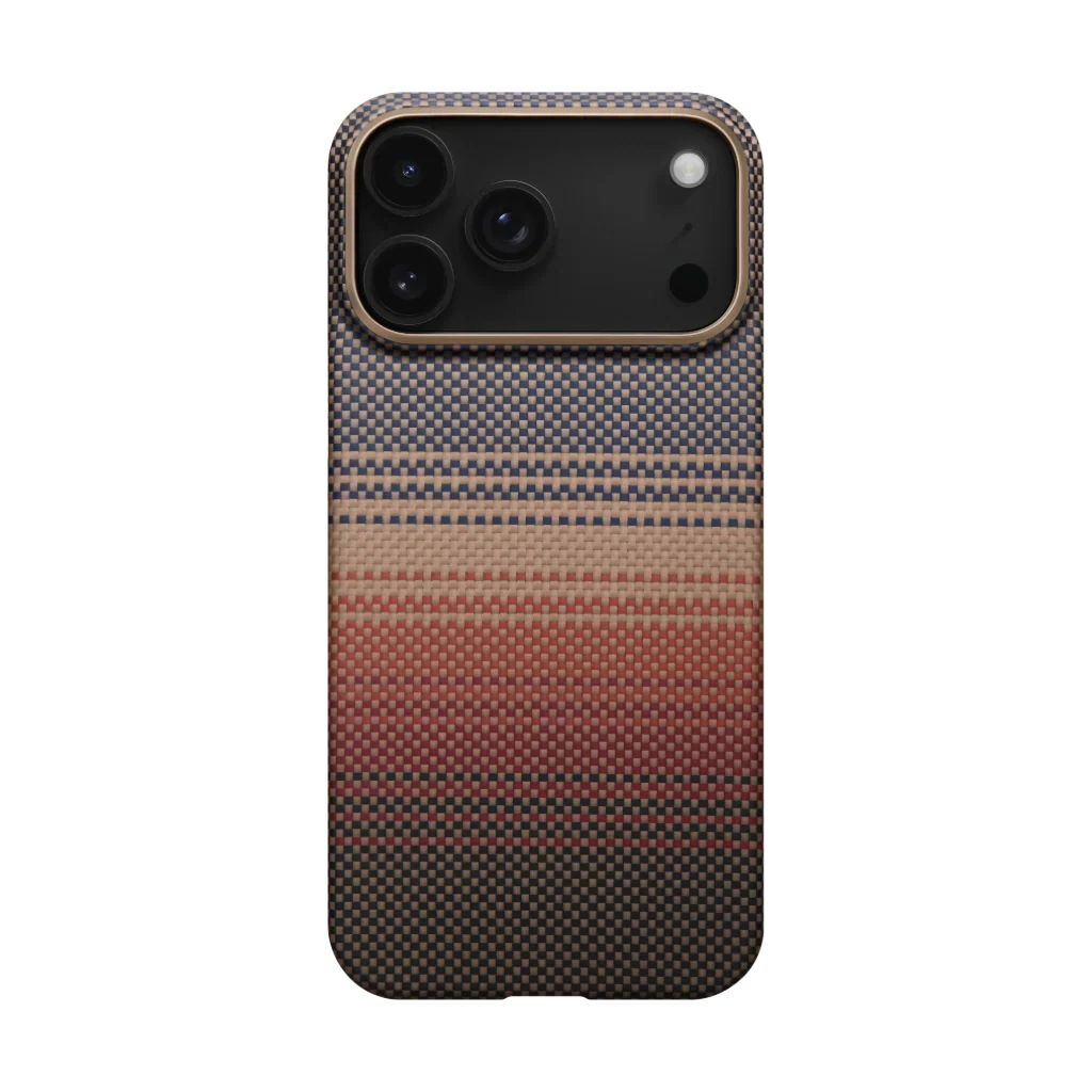 Husa iPhone 17 Pro ,MagEZ 7 din Aramidă 600D, Sunset cu MagSafe, Ultra Slim