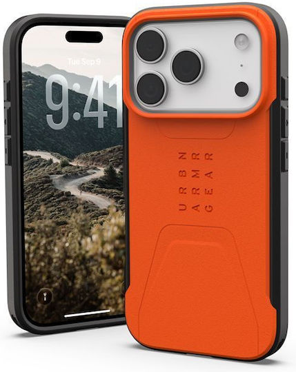 Husa iPhone 17 Pro UAG Civilian cu MagSafe,Orange