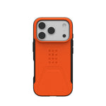 Husa iPhone 17 Pro Max UAG Civilian cu MagSafe, Orange