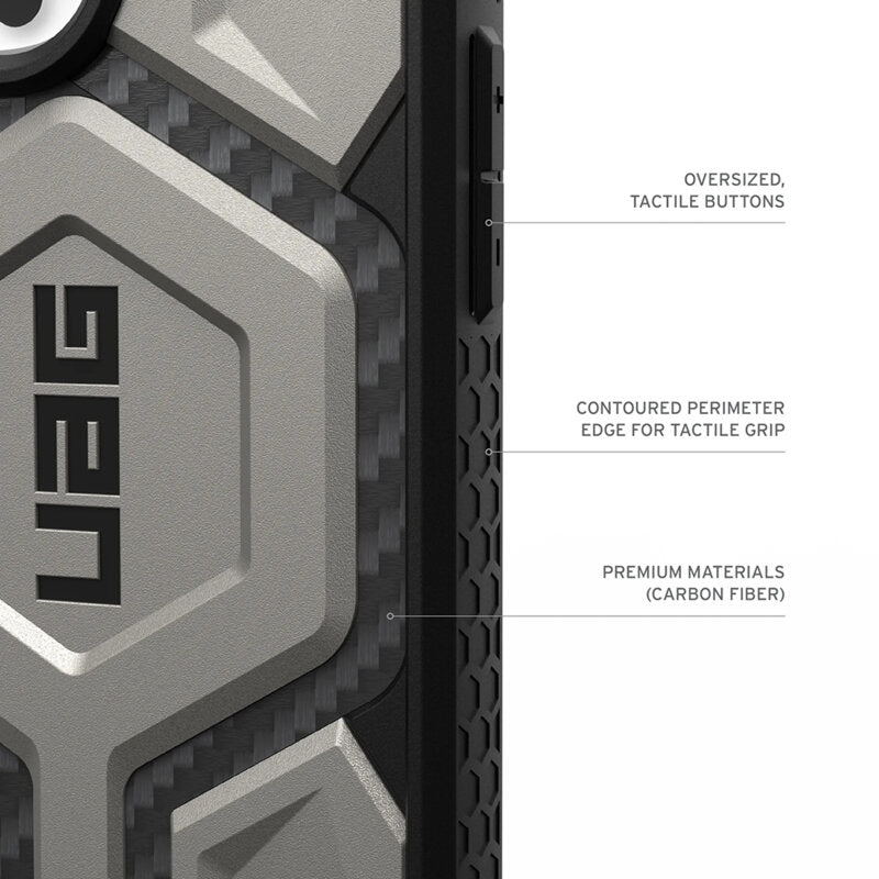 Husa iPhone 17 Pro – UAG Monarch Pro, Titanium