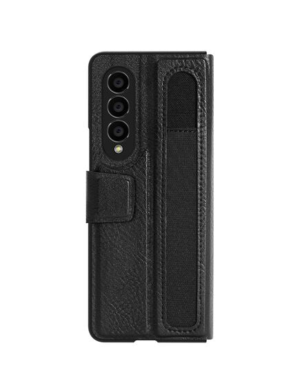 Husa Nillkin, pentru Samsung Galaxy Z Fold 4, Piele Negru