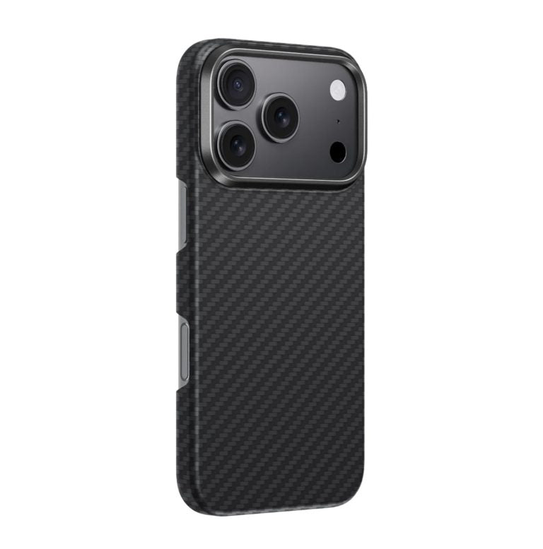 Husa MagEZ Kevlar iPhone 17 Pro Max, Aramida 600D cu functie MagSafe