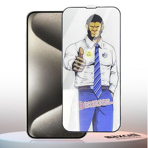 Folie Clear iPhone 17 Pro – AntiStatic Glass, AntiDust, Black Frame