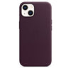 Husa compatibila cu iPhone 13 cu MagSafe, Piele Dark Cherry
