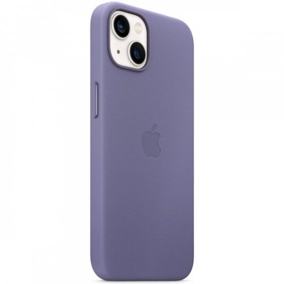 Husa compatibila cu iPhone 13 MagSafe, Piele - Culoare Wisteria