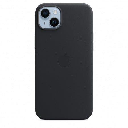 Husa compatibila cu iPhone 14 cu MagSafe Piele - Culoare Midnight