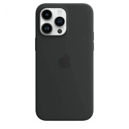 Husa compatibila cu iPhone 14 Pro Max cu MagSafe, Silicon Midnight