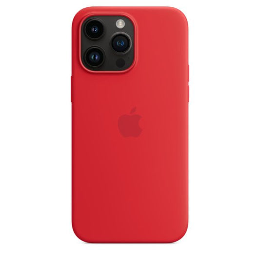 Husa compatibila cu iPhone 14 Pro Max cu MagSafe, Silicon Red