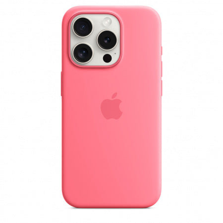 Husa compatibila cu iPhone 15 Pro Max din Silicon MagSafe, Pink