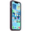 Husa de protectie cu MagSafe compatibila cu iPhone 13 Mini, Piele - Culoare Dark Cherry