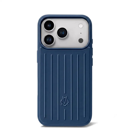 Husă iPhone 18 Pro din Aluminiu Rimowa, Deep Blue