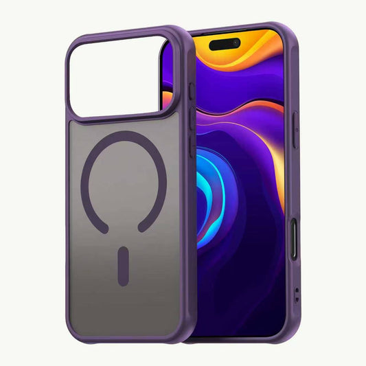 Husă iPhone 18 Pro Max MagFrost cu MagSafe, Purple