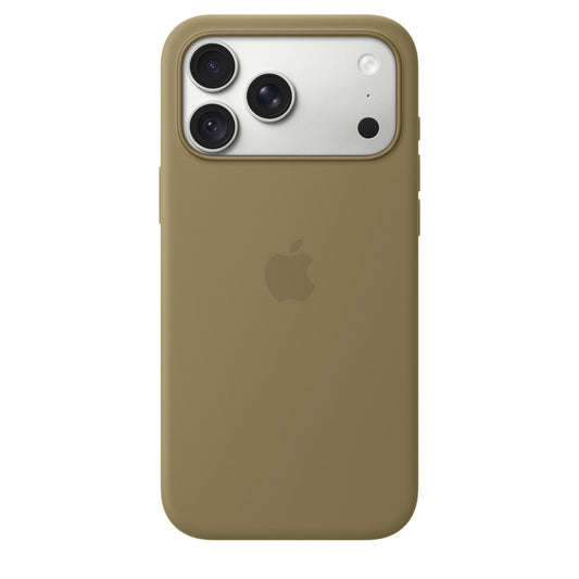 Husa iPhone 18 Pro Max Silicone Case cu MagSafe, Olive