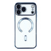 Husă iPhone 18 Pro Plating Delux cu MagSafe, Sky Blue
