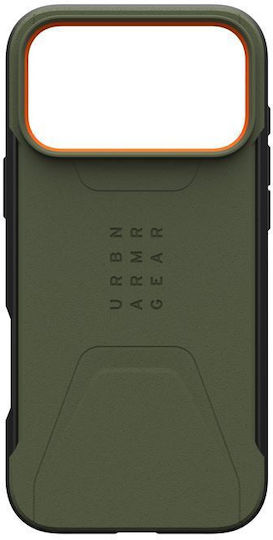 Husă iPhone 18 Pro UAG Civilian cu MagSafe, Olive