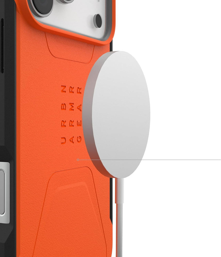 Husă iPhone 18 Pro UAG Civilian cu MagSafe, Orange