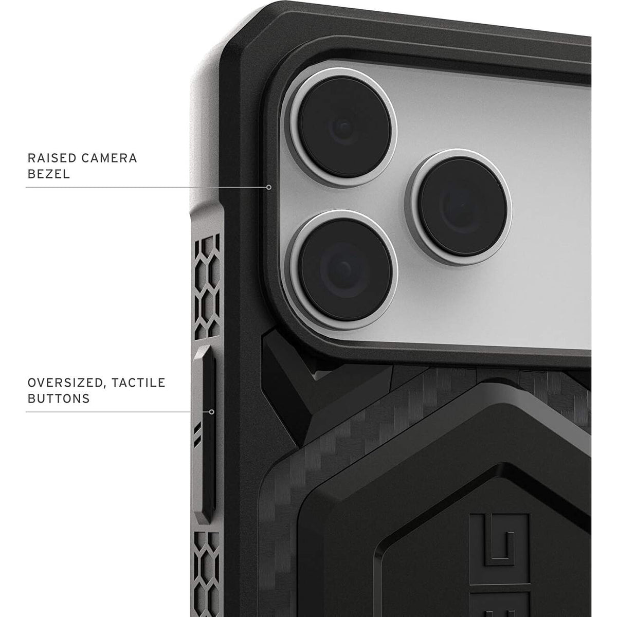 Husă iPhone 18 Pro UAG Monarch Pro, Carbon Fiber
