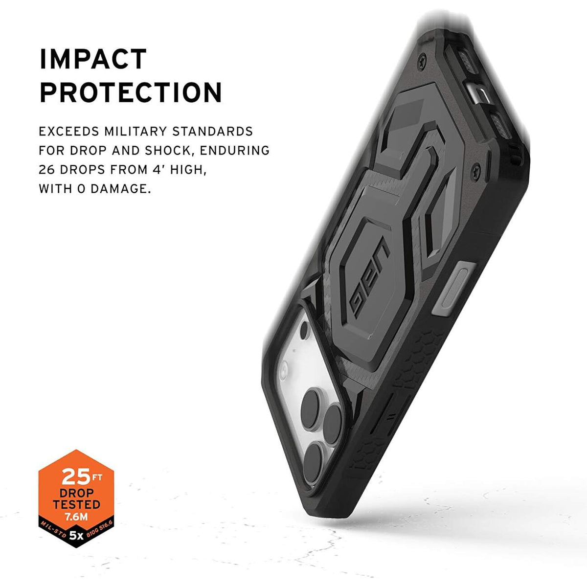 Husă iPhone 18 Pro UAG Monarch Pro, Carbon Fiber