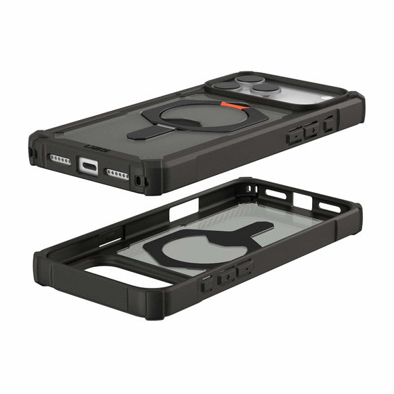 Husă iPhone 18 Pro UAG Plasma XTE MagSafe, Black/Orange