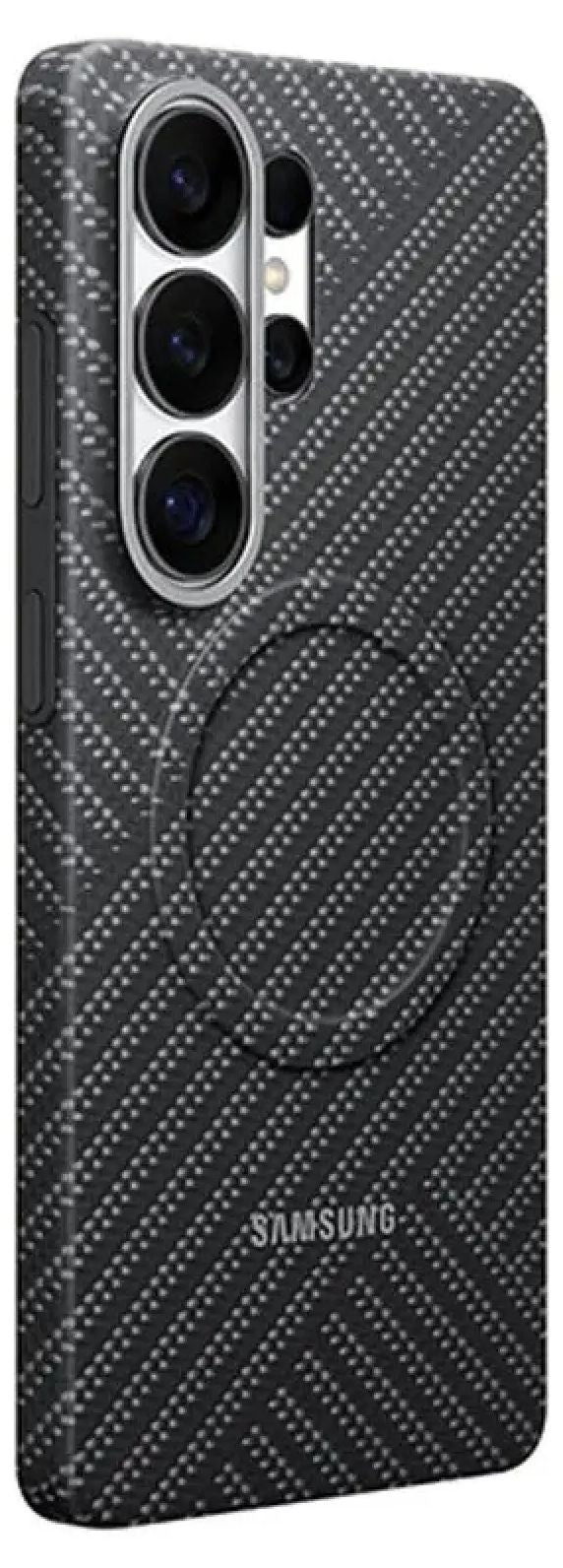 Husa Samsung S26 Ultra Originala, Carbon Magnet Case, Gri