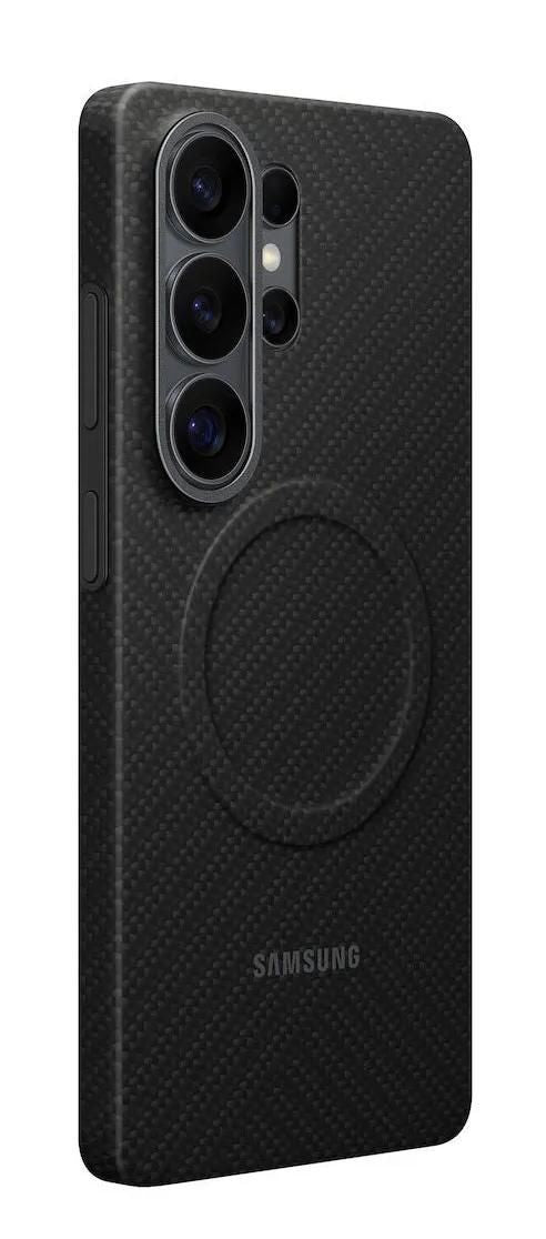 Husa Samsung S26 Ultra Originala, Carbon Magnet Case, Neagra