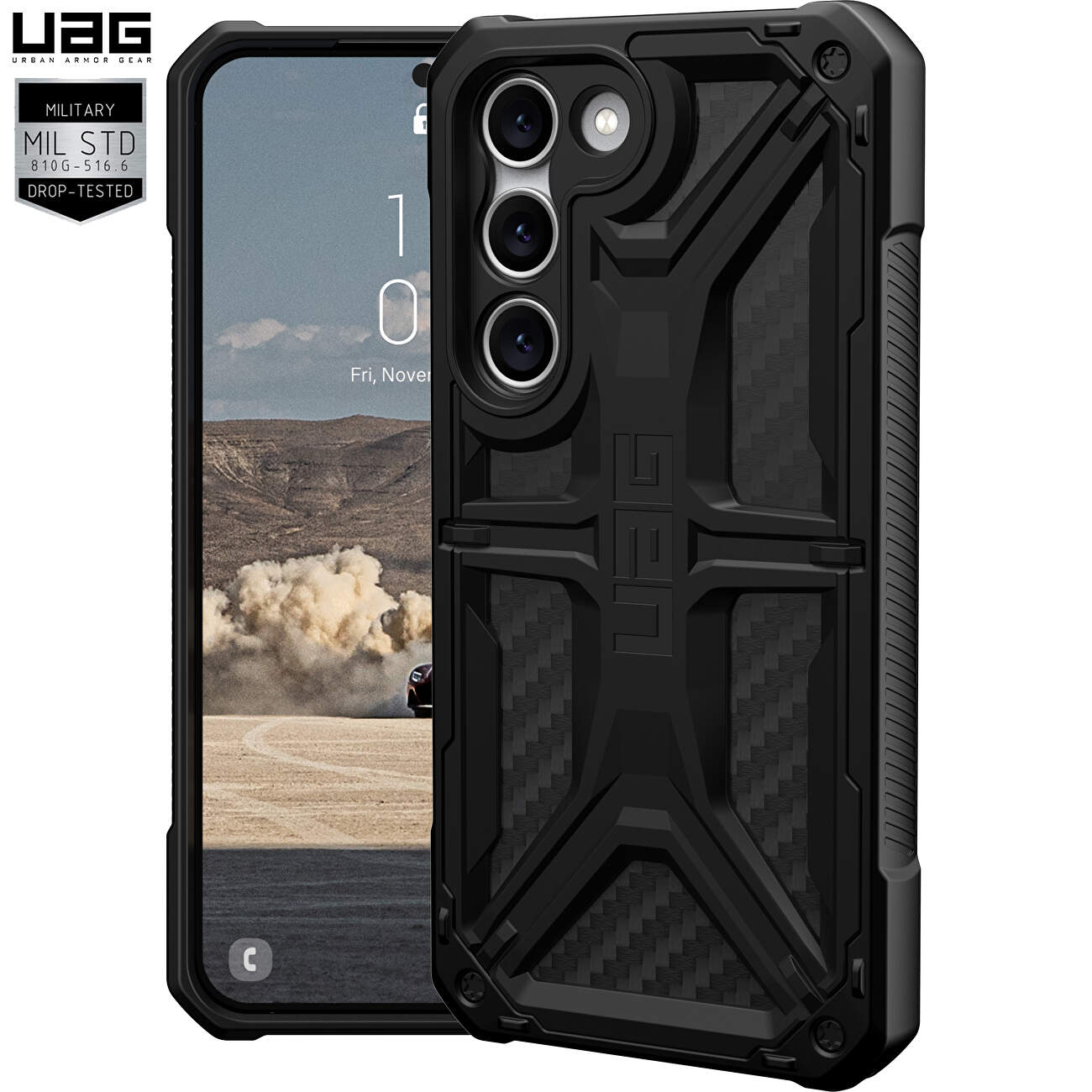 Husa Samsung Galaxy S23 5G - UAG Monarch Carbon Fiber