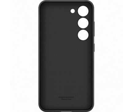 Husa din piele compatibila cu Samsung Galaxy S23, Midnight, vedere 3
