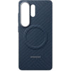 Husa Samsung S26 Ultra Originala, Carbon Magnet Case, Albastru