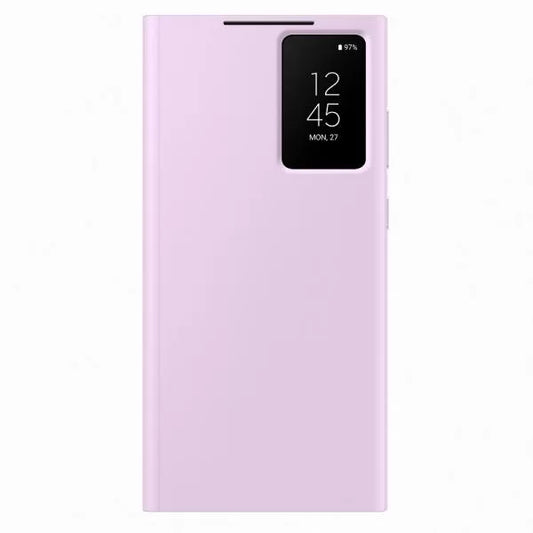 Husa Samsung Galaxy S23 Ultra Smart View Wallet,Lilac