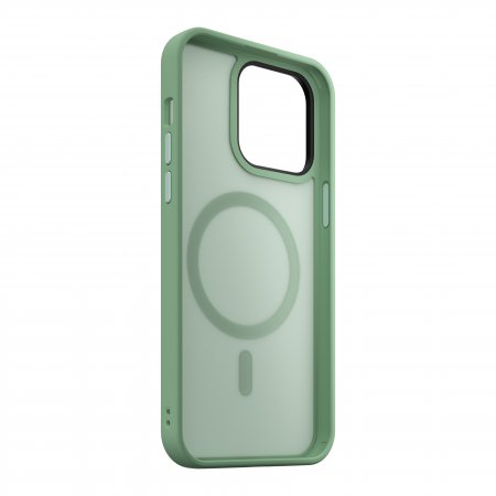 Husa pentru iPhone 14 Pro Max, cu MagSafe, Mist Shield Case Pistachio - mag-genius-accesorii
