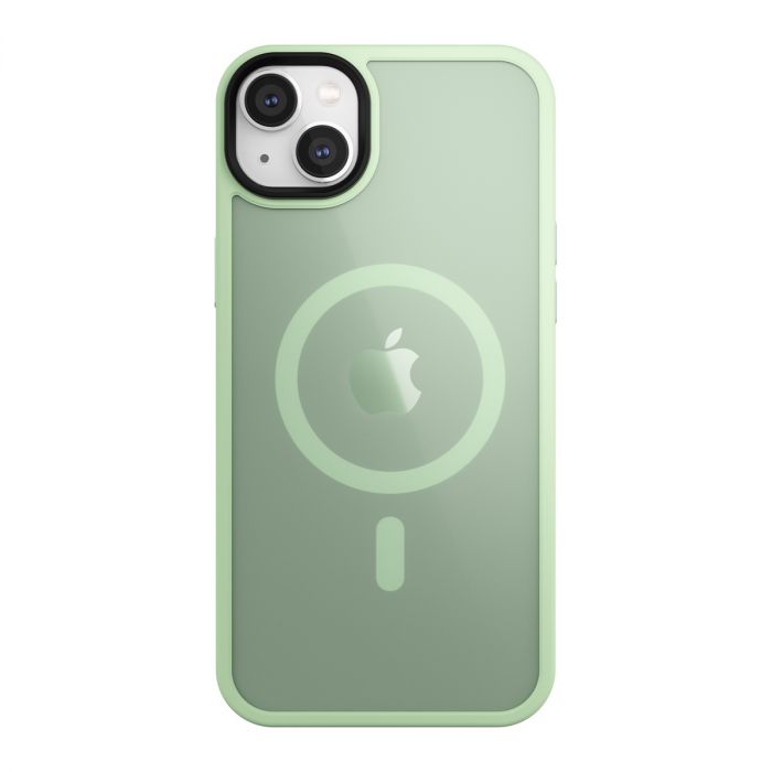 Husa iPhone 14 Plus cu MagSafe - Mist Shield  Pistachio