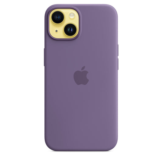 Husa iPhone 14 Apple cu MagSafe, Silicon Iris