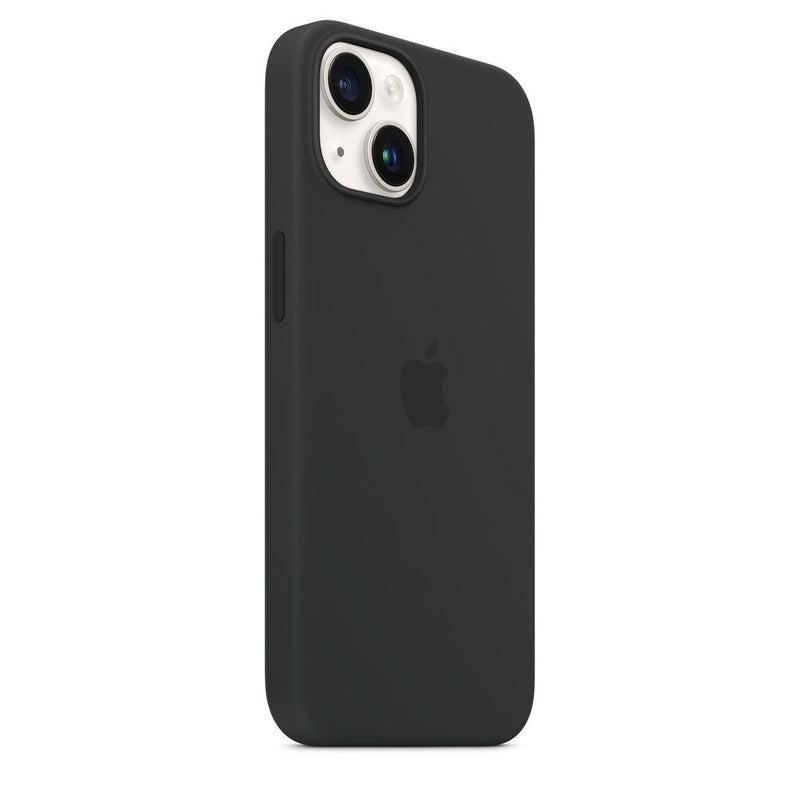 Husa de protectie Apple cu MagSafe pentru iPhone 14 Plus, Silicon Midnight - mag-genius-accesorii