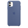 Husa de protectie Apple pentru iPhone 11, Silicon - Culoare Linen Blue - mag-genius-accesorii