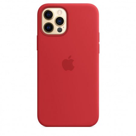 Husa de protectie Apple cu MagSafe pentru iPhone 12 Pro, Silicon - Culoare Red