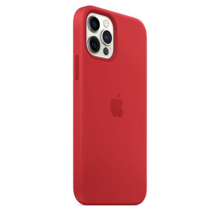 Husa de protectie Apple cu MagSafe pentru iPhone 12 Pro, Silicon - Culoare Red