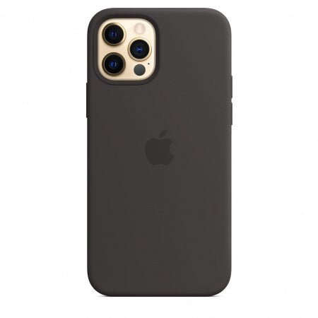 Husa Apple cu MagSafe pentru iPhone 12 Pro, Silicon - Culoare Black